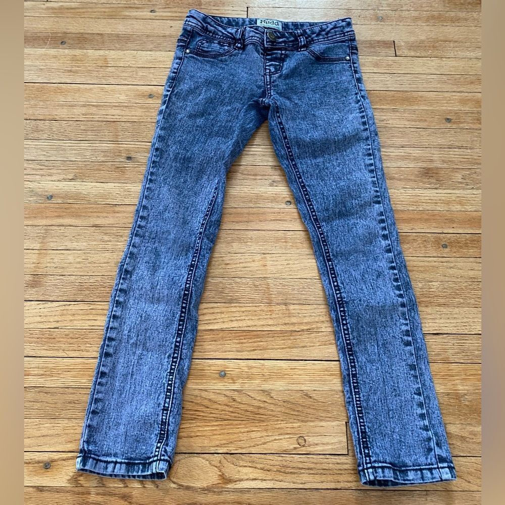 Mudd girl 8 Stylish Blue Denim skinny Jeans Adjustable Waist